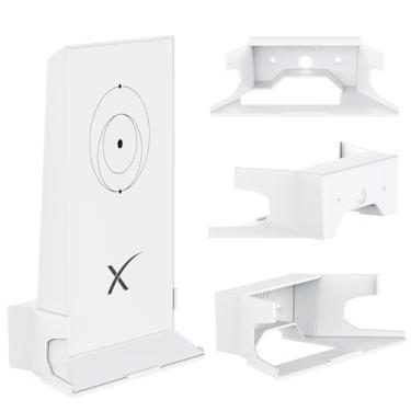 Imagem de CardKing Suporte de parede de satélite StarLink, kit de Internet, suporte ABS para roteador StarLink Mesh V2, proteção resistente, branco