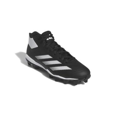 Imagem de adidas Tênis de beisebol masculino Adizero Impact Molded, Preto/branco/preto, 37