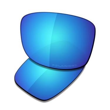 Imagem de SAUCER Lentes de reposição premium para óculos de sol Oakley Jupiter Factory Lite OO4066 High Defense - Azul Glaciar polarizado