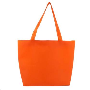 Imagem de Bolsa Praia Piscina Sacola Moda Verão Grande Silicone Impermeável(Laranja)