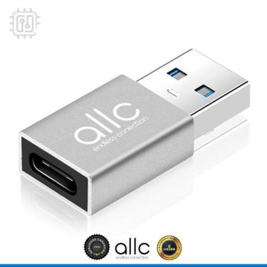 Imagem de Adaptador USB Tipo C Fêmea para USB A Macho - ALLC