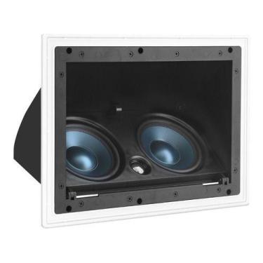 Imagem de Caixa De Embutir Gesso Aat Lcr A100 Home Theater 100w, Preto