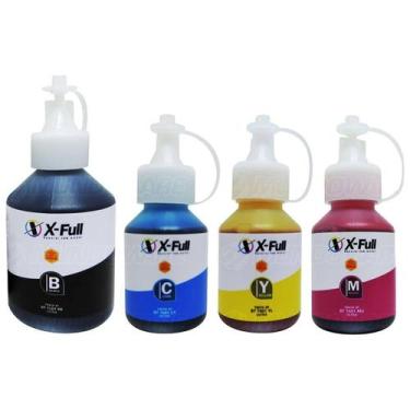 Imagem de Kit 4 Cores / Tinta X-Full Corante Ultra para Impressora T300 T710W T9