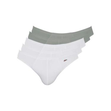 Imagem de Kit com 5 Cuecas Slip Zorba 772 Colorido, Cinza, G