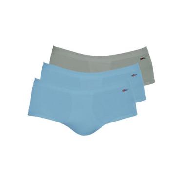 Imagem de Kit com 3 Cuecas Slip Zorba com Abertura 185 Colorido, Chumbo, M