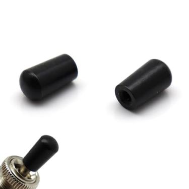Imagem de 2 peças de botões de interruptor de 3 vias estilo LP, interruptor de alternância de guitarra M3.5 LP para Epiphone (preto, 2 peças - 3,5 mm)