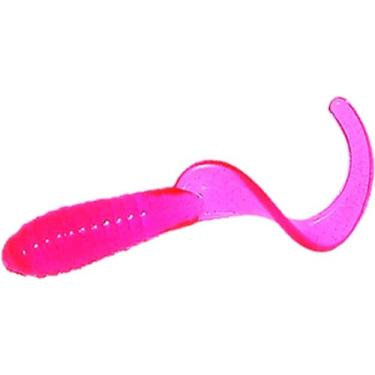 Imagem de Mister Twister LB20-6 Lil' Bit Curly Tail Grub, 2,54 cm, Rosa, Pacote com 20, Multi, Tamanho Único