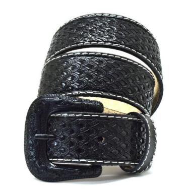 Imagem de Cinto Country Em Couro Masculino E Feminino Fivela Removível - Atrevid