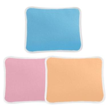 Imagem de Kit 3 Fronha Para Bebê Lisa 30x40cm 100% Algodão - DUGU, AZUL ROSA BEG