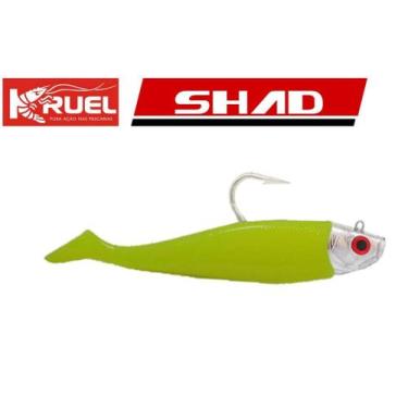 Imagem de Isca Artificial Para Garoupa Shad Kruel 24cm-284g Kit Shedão, Limão
