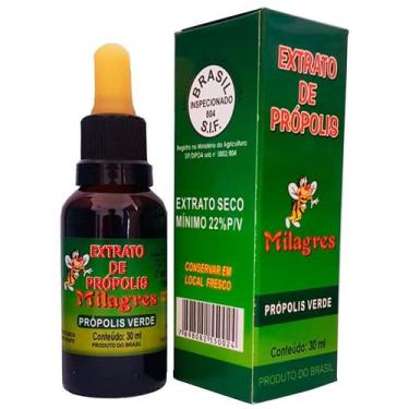Imagem de Extrato De Própolis 30 Ml Extrato Seco Mínimo 22% Original - milagres