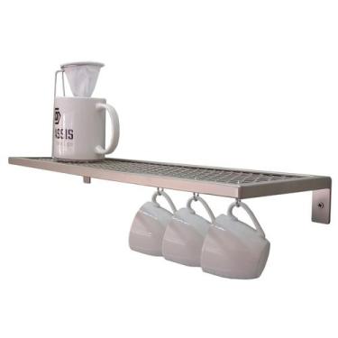 Imagem de Prateleira Strassis Design SD-3020 Metal Cor: Champanhe