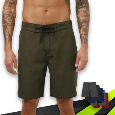 Imagem de Shorts SURF LISO Mauricinho Bermuda Praia Academia Tactel Verão 1043 -