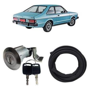 Imagem de Kit Borracha Cilindro Porta Mala Chave Corcel 2 Del Rey - Supercenter 