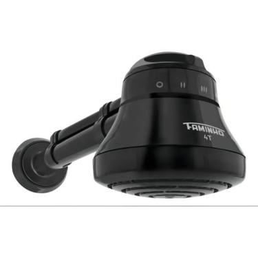 Imagem de Chuveiro Elétrico Faminho 4T 6800W 220V com Braço - Preto - FAME, 220V