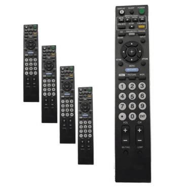 Imagem de Kit 5 Controle Remoto Compatível Com Sony TV - FBG