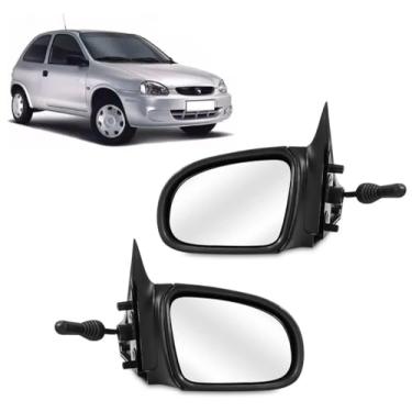 Imagem de Par Retrovisor Corsa 94 95 96 97 98 99 2000 2001 2002 Com Controle