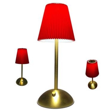 Imagem de Luminaria de Mesa LED 3 Tons Controle de Intensidade Bateria Recarregavel USB Decoraçao Quarto Cabeceira Sala de Estar Home Office