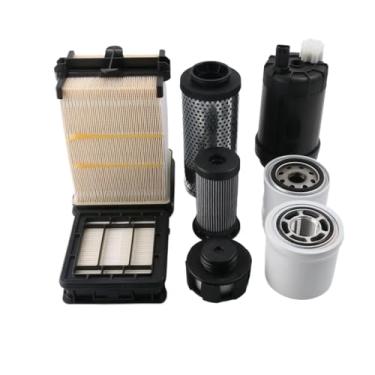 Imagem de HLBTK 7286322 7221934 7023589 6692337 6727475 Kit de serviço de filtro/filtro de óleo de ar e motor compatível com Bobcat S450 S510 S530 S550 S570 S590 S595 S630 S650 T450 T550 T590 T595 T630 T650