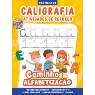 Imagem de Caminhos da alfabetização - Cartilha de caligrafia - Atividades e reforço - Letra ABC cursiva - 1