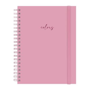 Imagem de Caderno Universitário Plus Solid Colors Rosa 10 Matérias