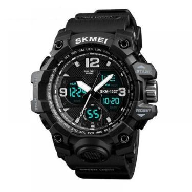 Imagem de Relógio Masculino Skmei 1327 Preto  Analógico e Digital, Cronômetro, A