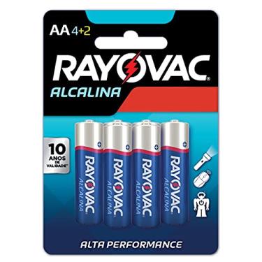 Imagem de 06 Pilhas Aa Alcalina Rayovac 1 Cartela