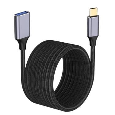 Imagem de Pastall Adaptador USB 3.0 fêmea para USBC macho OTG (3 m/9,9 pés) Typec para adaptador USB, USB para USB macho para telefone/laptop/tablet/switch USBC