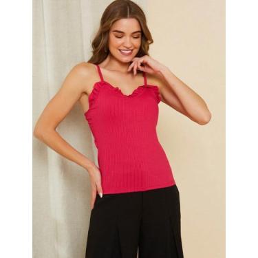 Imagem de modas regata canelada - NoBrand, Pink, P