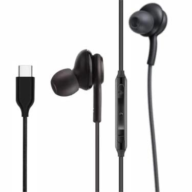 Imagem de Qtresi Fones de ouvido intra-auriculares estéreo 2025 para Samsung Galaxy Z Fold6 S25 S24 S23 S22 S21 S20 Note 10 10+ - Projetado com microfone e conector tipo C remoto de volume - preto