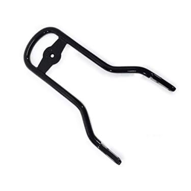 Imagem de Alto Mini-Medalhão Estilo Sissy Bar Vertical Brilhante Preto Encosto de Passageiro para Harley Davidson Softail Deluxe Heritage Dyna Street Bob Low Rider Sportster 1200 883 Iron Forty Eight 38.1 cm