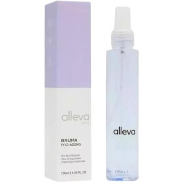 Imagem de Bruma Facial Pro-Aging Alleva - Hidratação Profunda e Glow Natural - Spray Skincare Anti-Idade, 130ML