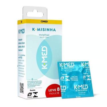 Imagem de Preservativo K-MISINHA Invisível Super Fina - 8 unidades - CIMED