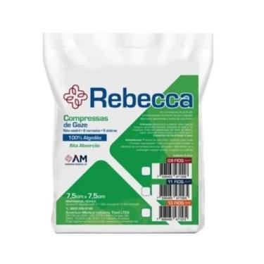 Imagem de Compressa Gaze 9 Fios 130g C/ 500 Und Rebeka - America - América, 50ml