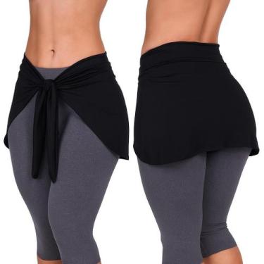 Imagem de Tapa Bumbum Fitness para Amarrar Moda Academia - NoBrand, Preto, Único