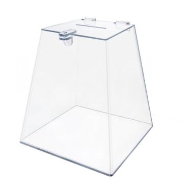 Imagem de Urna Pirâmide Em Acrílico Transparente sorteio guardar