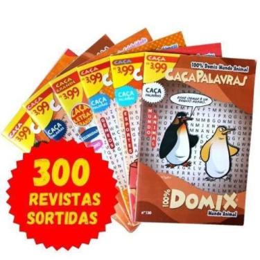 Imagem de 300 Caça Palavras Cruzadas Passatempo Letrix Cripto Atacado - Nobrand