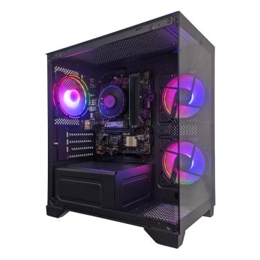 Imagem de Computador Gamer NTC Vulcano Intel - AQ 2010 AS Dual Channel Intel Core i7 13700F Geforce RTX 4060 16GB DDR4 (2x8GB) 512GB SSD C/3 Fans Linux