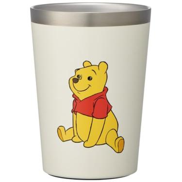 Imagem de Skater STCV2 Café isolado para loja de conveniência, copo de aço inoxidável, 400 ml, M, Disney, Ursinho Pooh, rosto engraçado