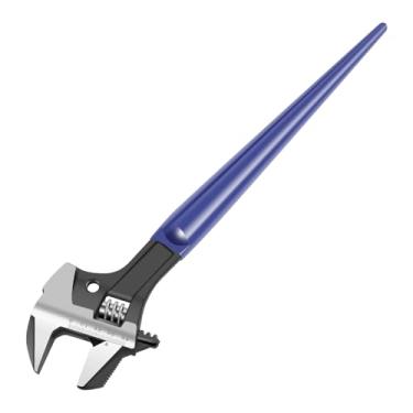 Imagem de Chaves de engate abertas, 41 x 8 x 1,8 cm Chave multifuncional 4 em 1 chave de martelo de ajuste suave de cabeça removível para manutenção mecânica e reparo doméstico