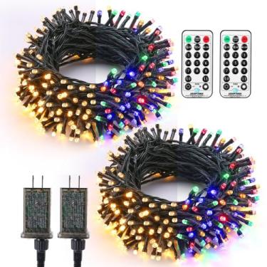 Imagem de Christmas Tree Lights Brizled, pacote com 2 unidades, 20 m, 200 LED, c