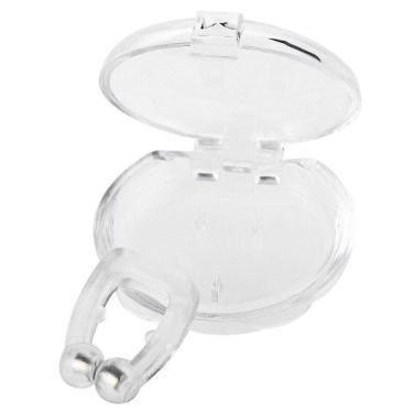 Imagem de Clip Dilatador Nasal Anti Ronco Silicone Com Imã Kit 04 Unid