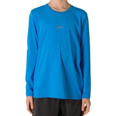 Imagem de CAMISETA SPEEDO UV PROTECTION M/L INFANTIL 071716-284 - AZUL 2A-Masculino