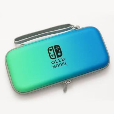 Imagem de Case Bag Para Switch Oled Com Zíper E Alça Cores Gradiente - Ly Haimei