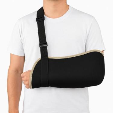 Imagem de Tipoia Ortopédica Braço Ombro Clavícula Com Alça Regulável Apoio Supor