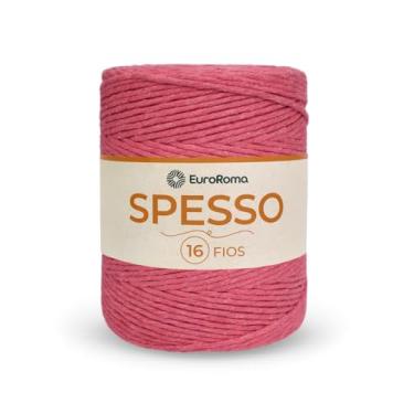 Imagem de Barbante Spesso 16 Fios - EuroRoma - 1kg - Cor Melancia | Para Crochê, Tricí´, Tear, Macramê e Artesanato