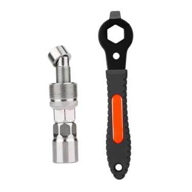 Imagem de harayaa Kit de ferramentas profissionais para remoção e reparo de pedivelas de bicicleta, em aço carbono, extrator universal para acessórios de ciclismo, Style B