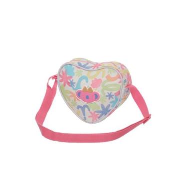 Imagem de Bolsa Coração Transversal Lilica Ripilica Lovit Florescer Pacific