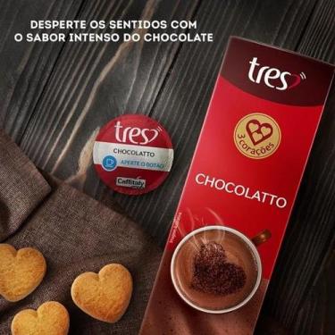 Imagem de Café 3 corações 10 Cápsulas Chocolatto