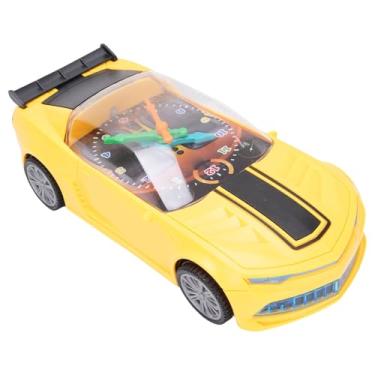 Imagem de Cryfokt Modelo de Carro de Corrida Elétrico Elegante Relógio Omni Direcional Design Carro de Brinquedo Musical Leve para Meninos, Brinquedo de Iluminado Colorido de Plástico para Crianças